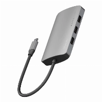 Адаптер EnergEA AluHUB HD Pro2 8-in-1 USB-C 100W, серый