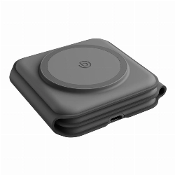 Беспроводное зарядное устройство EnergEA Bazic GoMag Trio Plus 15W, Gray, серый