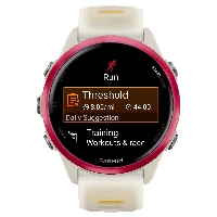 Умные часы Garmin Forerunner 570, 42 мм, Raspberry Aluminium with Translucent Mango Band