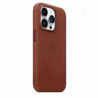Apple iPhone 14 Pro Leather Case (MPPK3), Umber, коричневый