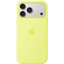 Чехол Apple iPhone 17 Pro Max Silicone Case (MGFM4), Neon Yellow, желтый неон