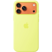 Apple iPhone 17 Pro Max Silicone Case (MGFM4), Neon Yellow, желтый неон