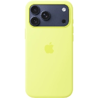 Apple iPhone 17 Pro Max Silicone Case (MGFM4), Neon Yellow, желтый неон