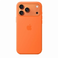 Apple iPhone 17 Pro Max Silicone Case (MGFL4), Orange, оранжевый