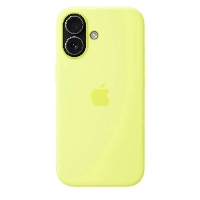 Apple iPhone 17 Silicone Case (MGEV4), Neon Yellow, желтый неон