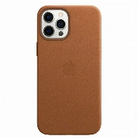 Apple iPhone 12 /12 Pro Leather Case, Saddle Brown, коричневый