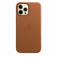Apple iPhone 12 /12 Pro Leather Case, Saddle Brown, коричневый