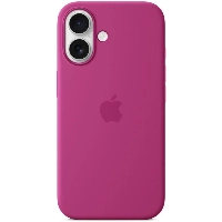 Apple Iphone 16 Plus Silicone Case (MYYE3), Fuchsia, розовый