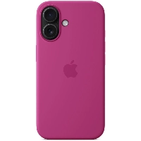Apple Iphone 16 Plus Silicone Case (MYYE3), Fuchsia, розовый