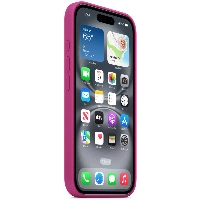 Apple Iphone 16 Plus Silicone Case (MYYE3), Fuchsia, розовый