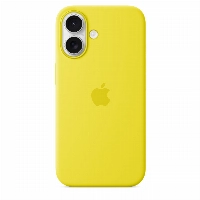 Apple iPhone 16 Plus Silicone Case (MYYG3), Star Fruit, желтый