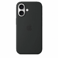 Apple iPhone 16 Plus Silicone Case (MYY93), Black, черный