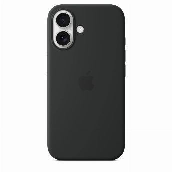 Чехол Apple iPhone 16 Silicone Case (MYY13), Black, черный