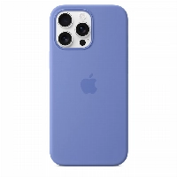 iPhone 16 Pro Max Silicone Case (MDH04), Periwinkle, синий