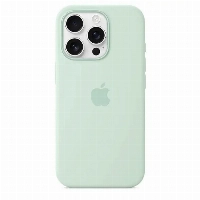 iPhone 16 Pro Max Silicone Case (MDGY4 ), Aquamarine, зеленый