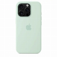 iPhone 16 Pro Max Silicone Case (MDGY4 ), Aquamarine, зеленый