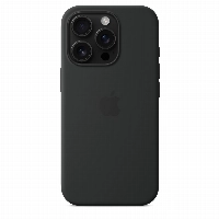 iPhone 16 Pro Max Silicone Case (MYYT3), Black, черный