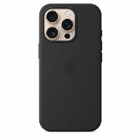 iPhone 16 Pro Max Silicone Case (MYYT3), Black, черный