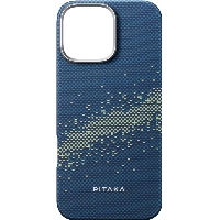 Чехол 16 Pro Pitaka StarPeak Tactile Woven Case, Milky Way Galaxy, млечный путь