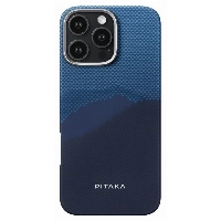 Чехол 16 Pro Pitaka StarPeak Tactile Woven Case, Over The Horizon, синий