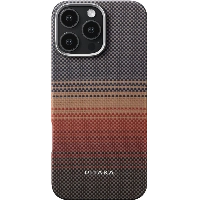 Чехол 16 Pro Pitaka Tactile Woven case, Sunset, коричневый