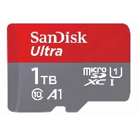 Карта памяти SanDisk Ultra microSDXC, 1 Тб, Class 10, UHS-I U1 A1, 140 MB/s (SDSQUAC-1T00-GN6MN)