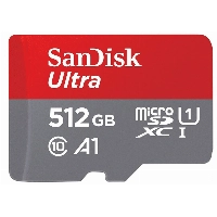 Карта памяти SanDisk Ultra microSDXC, 512 Гб, Class 10, UHS-I U1 A1, 140 MB/s (SDSQUAC-512G-GN6MN)
