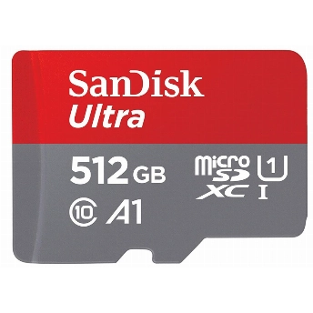 Карта памяти SanDisk Ultra microSDXC, 512 Гб, Class 10, UHS-I U1 A1, 140 MB/s (SDSQUAC-512G-GN6MN)
