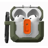 Чехол Urban Armor Gear (UAG) Plasma Case для AirPods 4, Olive Drab, оливковый