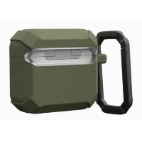 Чехол Urban Armor Gear (UAG) Plasma Case для AirPods 4, Olive Drab, оливковый