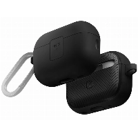 Чехол Uniq Clyde для Airpods Pro 2, Charcoal/Dark Grey, черный/серый