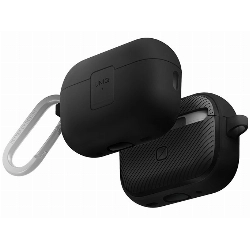 Чехол Uniq Clyde для Airpods Pro 2, Charcoal/Dark Grey, черный/серый