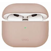Чехол Чехол Uniq Lino Hybrid Liquid Silicon для Airpods 4, Pink, розовый
