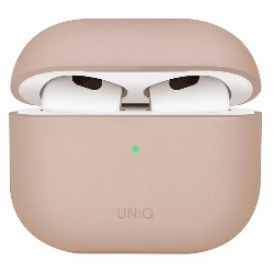 Чехол Чехол Uniq Lino Hybrid Liquid Silicon для Airpods 4, Pink, розовый