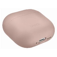 Чехол Чехол Uniq Lino Hybrid Liquid Silicon для Airpods 4, Pink, розовый