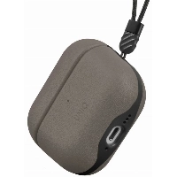 Чехол Uniq Lyden DS для Airpods 4, Flint Gray, серый