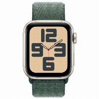 Умные часы Apple Watch Series SE Gen 2 (2024), 40 мм, Starlight Aluminium Case with Lake Green Sport Loop, Сияющая звезда/Зеленый