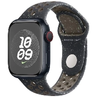 Умные часы Apple Watch Series 9 41 мм, S/M 130-180 мм, Aluminium Case with Nike Sport Band, Starlight/Midnight Sky 