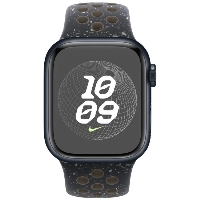 Умные часы Apple Watch Series 9 41 мм, S/M 130-180 мм, Aluminium Case with Nike Sport Band, Starlight/Midnight Sky 