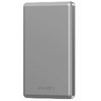 Внешний аккумулятор EnergEA AluPac Mini 5K, MagSafe, 5000 мАч, Natural Titanium, титан