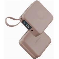 Внешний аккумулятор EnergEA MagPac Mini Plus, MagSafe, 10000 мАч, Pink, розовый