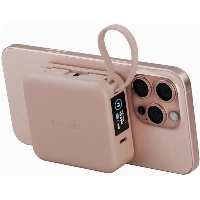 Внешний аккумулятор EnergEA MagPac Mini Plus, MagSafe, 10000 мАч, Pink, розовый