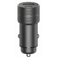 Автомобильное зарядное устройство EnergEa AluDrive PD20 Plus, USB-C + USB-A, 38 Вт, Gunmetal, металлический