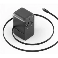 Сетевое зарядное устройство EnergEA TravelWorld Adapter GaN85, 3USBC/1USBA, 85W, Gunmetal, металлический