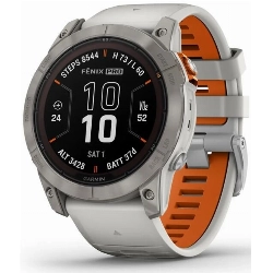 Умные часы Garmin Fenix 7X Pro Sapphire Solar, Fog Gray