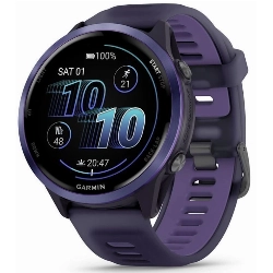 Умные часы Garmin Forerunner 570, 47 мм, Indigo Aluminum with Translucent Imperial Purple/Indigo Band
