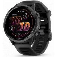 Умные часы Garmin Forerunner 570, 47 мм, Slate Gray Aluminium with Translucent Black/Black Band