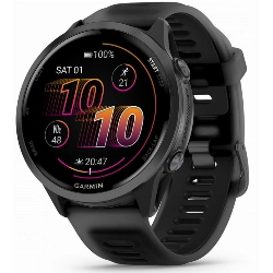 Умные часы Garmin Forerunner 570, 47 мм, Slate Gray Aluminium with Translucent Black/Black Band