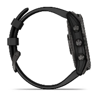 Умные часы Garmin Fenix 7X Sapphire Solar Carbon Gray DLC Titanium with Black Band 