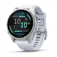 Умные часы Garmin Fenix 8, 43 мм, Amoled Silver/Whitestone